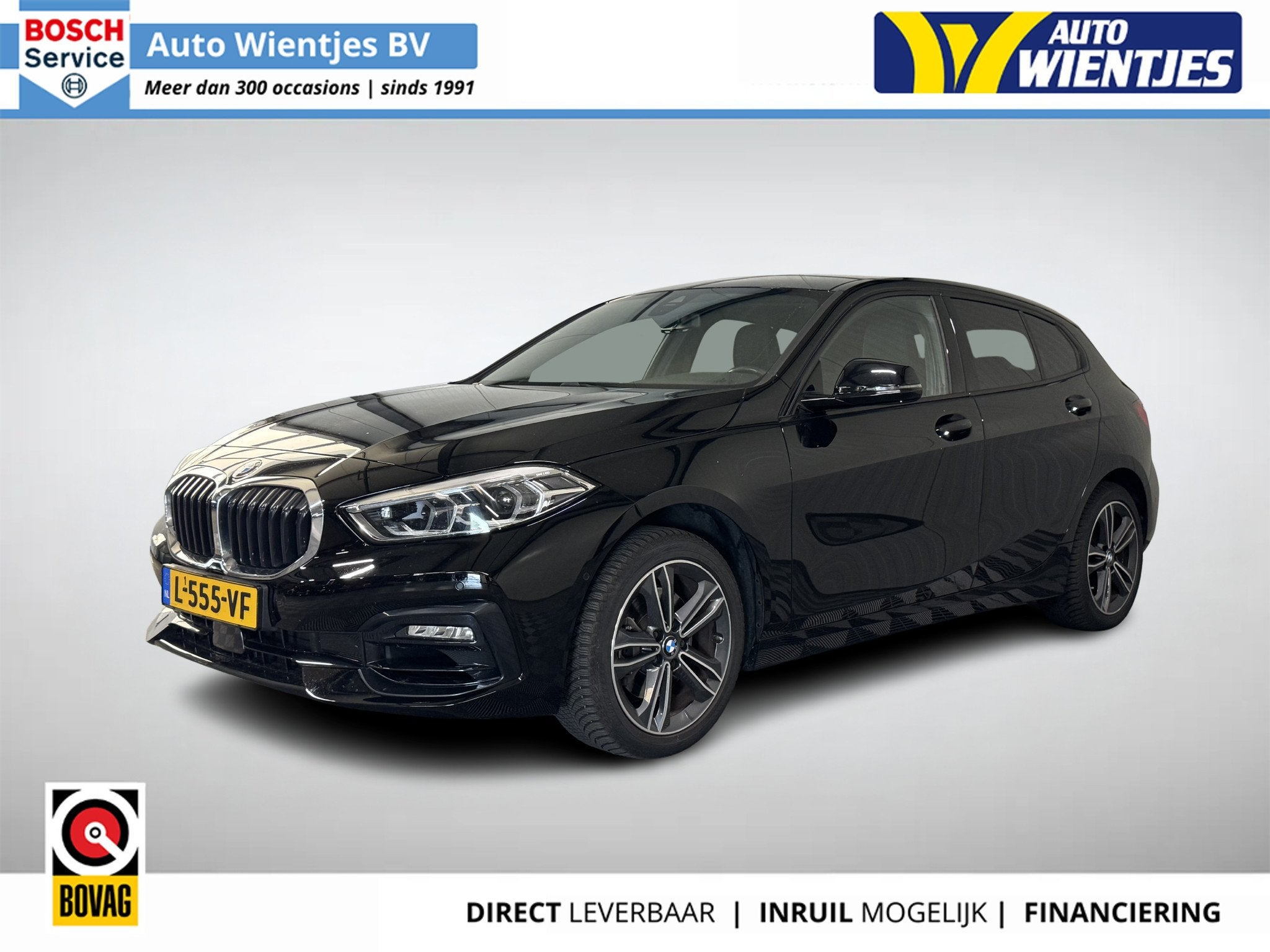 BMW 1-serie 116i | Business Edition Sport 5-Drs | Navi | Cam, Auto's, Gebruikt, Zwart, Origineel Nederlands, Handgeschakeld