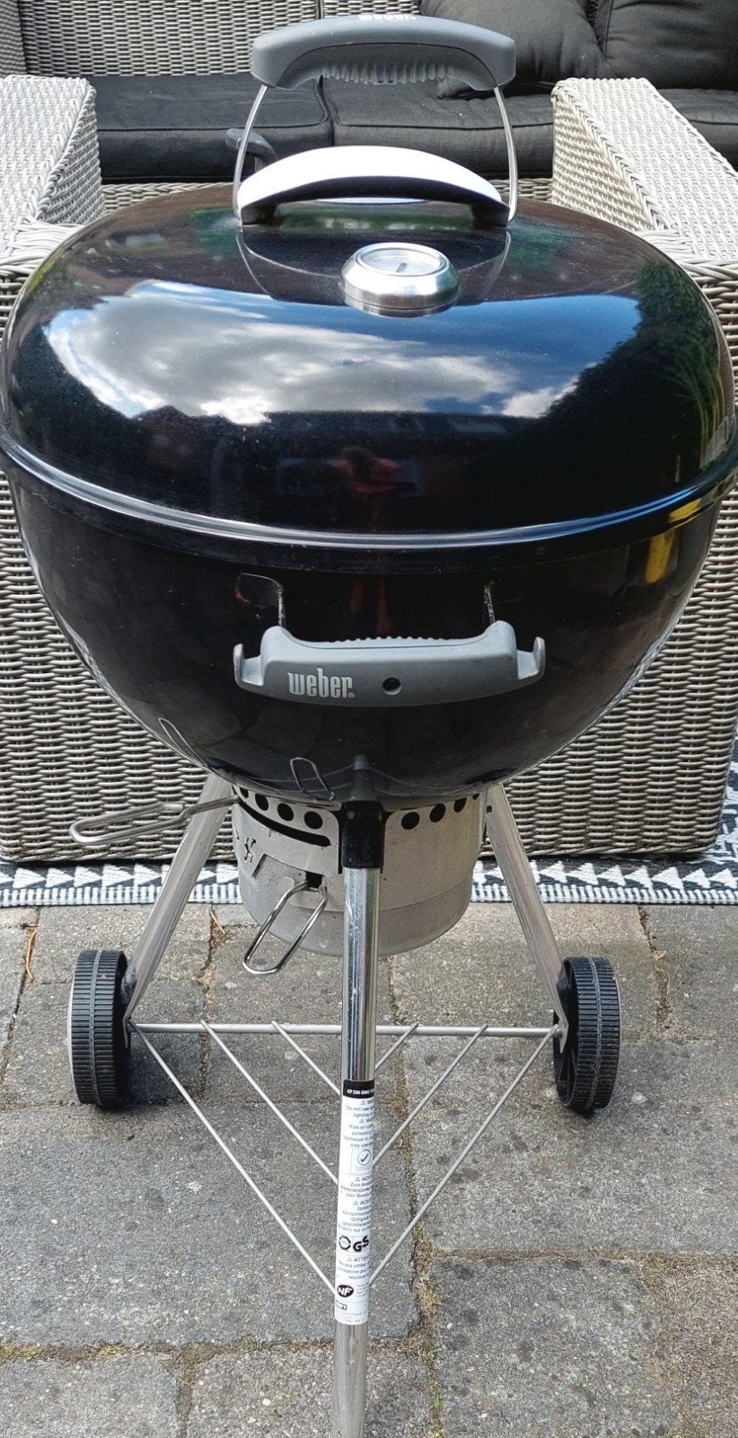 Weber barbeque 47 cm met asopvangbak en rooster., Ophalen, Weber