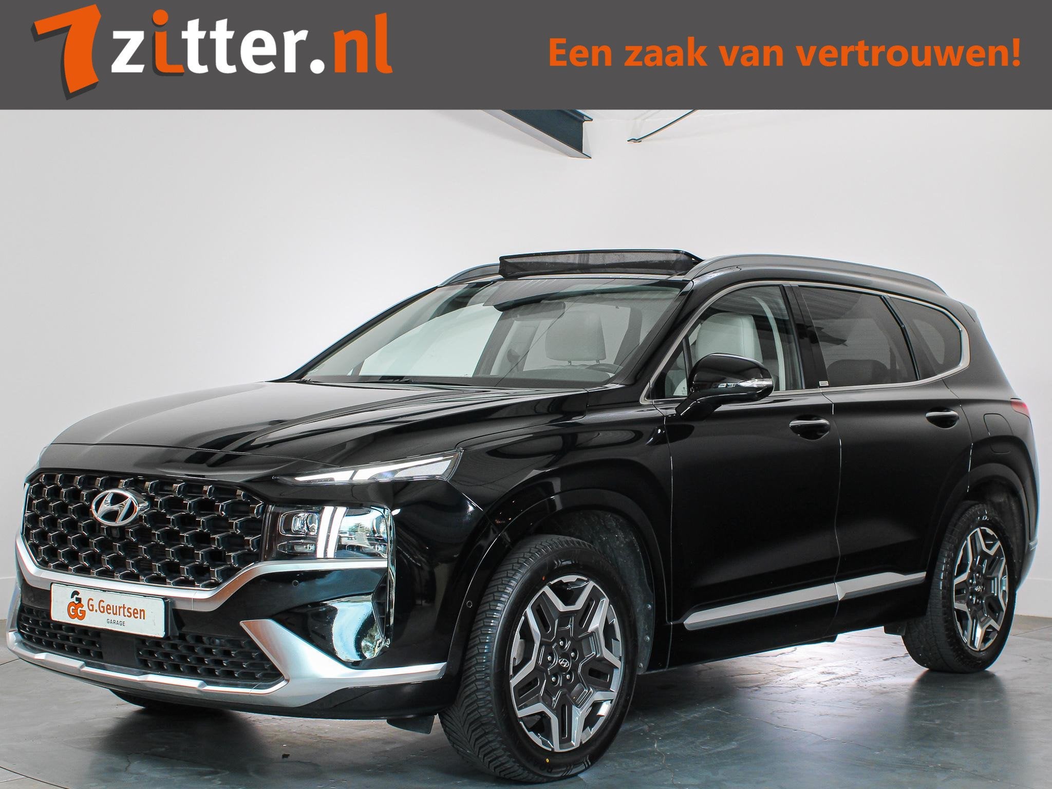 Hyundai Santa Fe 1.6 T-GDI PHEV Premium Plus Sky 7-Persoons, Auto's, Automaat, 1350 kg, Gebruikt, 7 stoelen