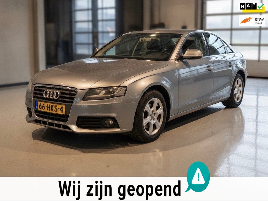 Audi A4 Limousine 1.8 TFSI Pro Line-automaat-airco-1 jaar ap, Auto's, Audi, Bedrijf, Te koop, A4, ABS, Airconditioning, Centrale vergrendeling
