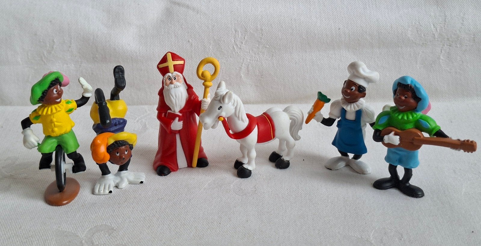 Blokker Sinterklaas,  Amerigo / Ozosnel & 4 zwarte Pieten, Ophalen of Verzenden