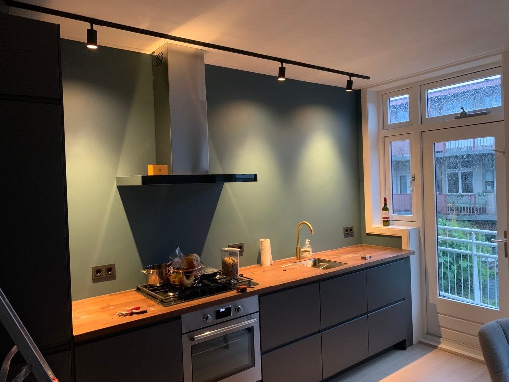 KULINARISK Afzuigkap wand, roestvrij staal/glas, 90 cm, Witgoed en Apparatuur, Afzuigkappen, Ophalen, Wandschouwkap, Zo goed als nieuw