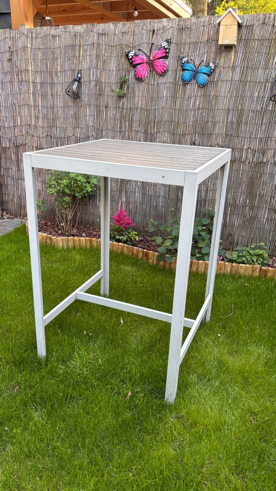 Ikea bartafel statafel, Ophalen, Gebruikt, Vierkant, Hout