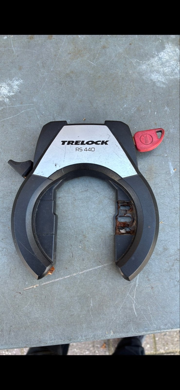 Trelock RS 440 Ringslot - Gebruikt, Fietsen en Brommers, Ophalen of Verzenden, Gebruikt, Ringslot