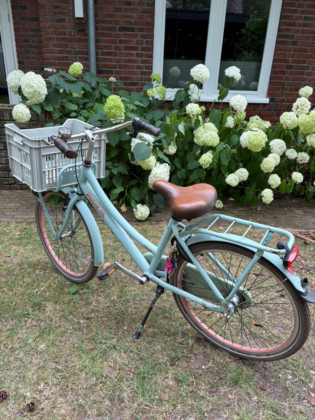 24 inch meisjes fiets, Ophalen, Terugtraprem, Versnellingen, Gebruikt