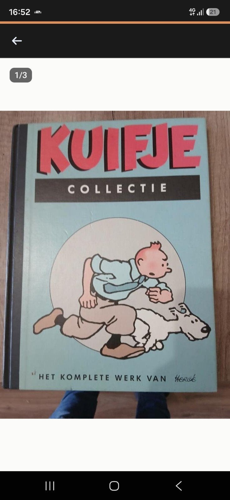 Het complete werk van herge uit de kuifje collectie, Eén stripboek, Ophalen, Zo goed als nieuw