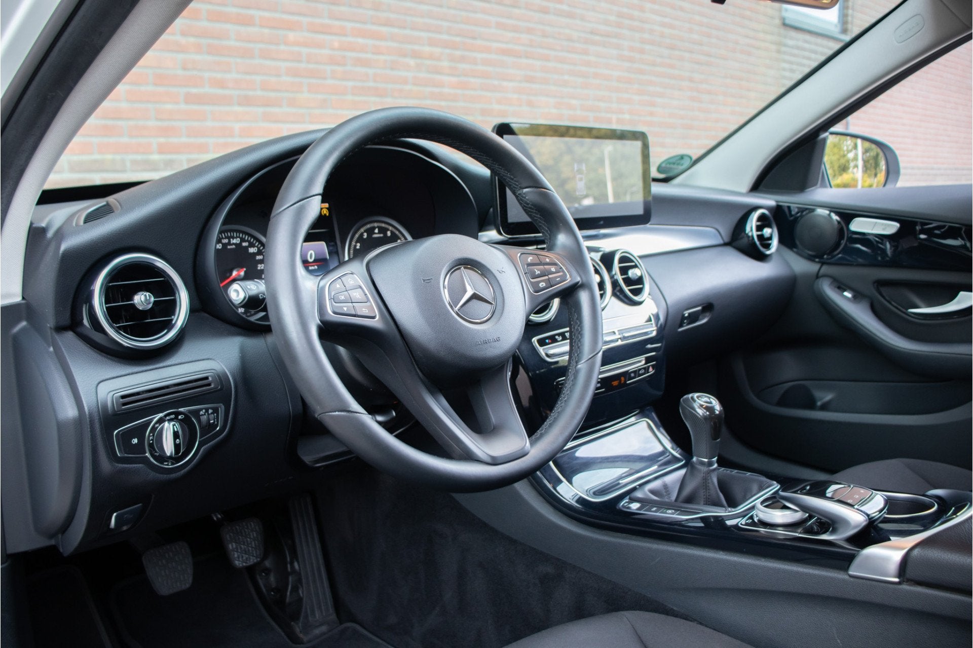 Mercedes-Benz C-Klasse 180 Estate, Carplay, Stoelverwarming,, Gebruikt, Wit, 1595 cc, Handgeschakeld