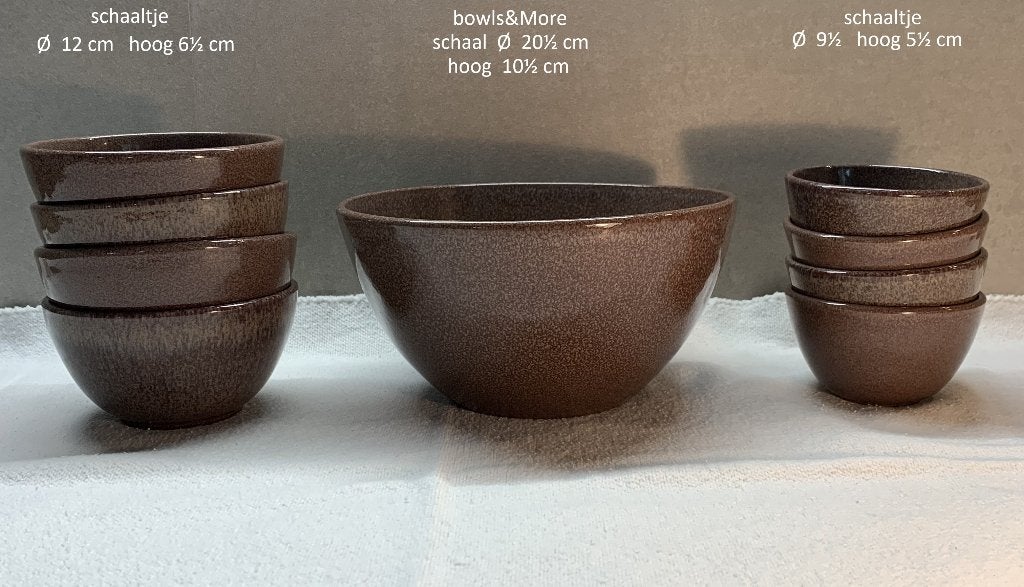 Bowls&More schalen, schalenset schaaltjes kommen, gemêleerd, Keramiek, Ophalen of Verzenden, Zo goed als nieuw, Bord(en)