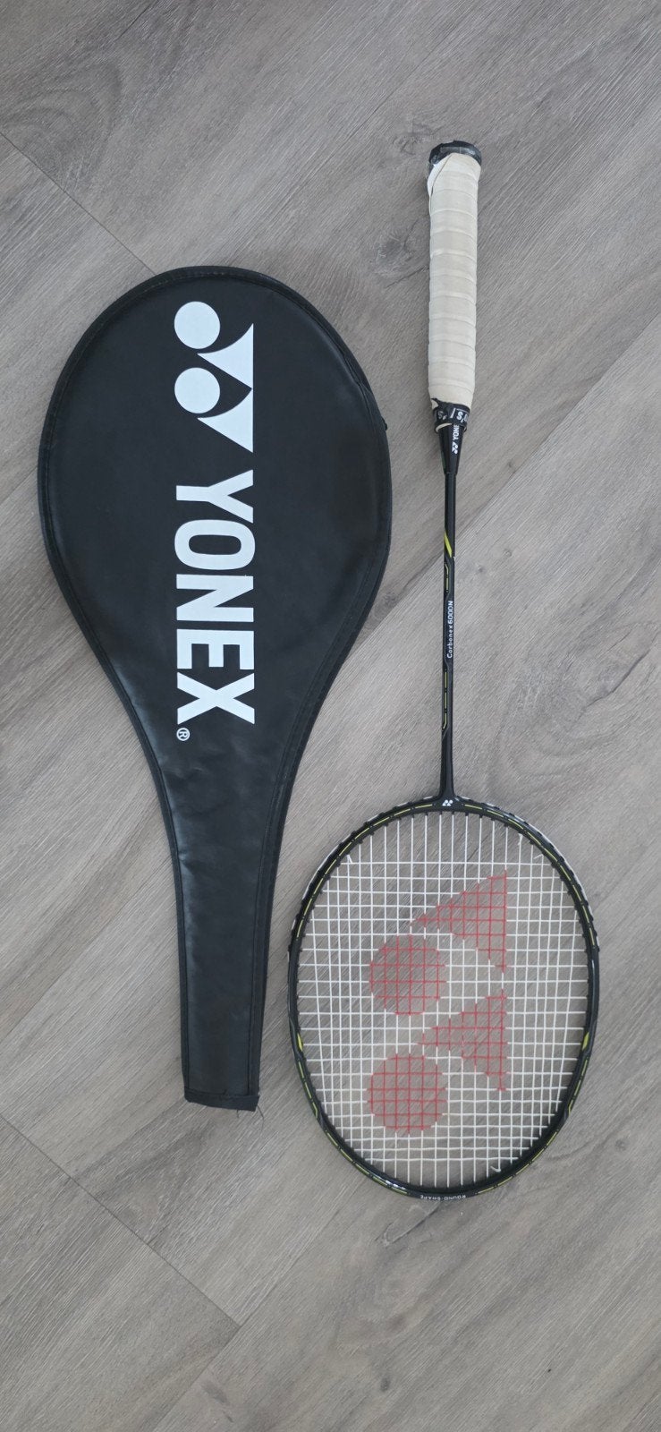 Yonex Carbonex 6000N Badminton Racket met hoes, Ophalen of Verzenden