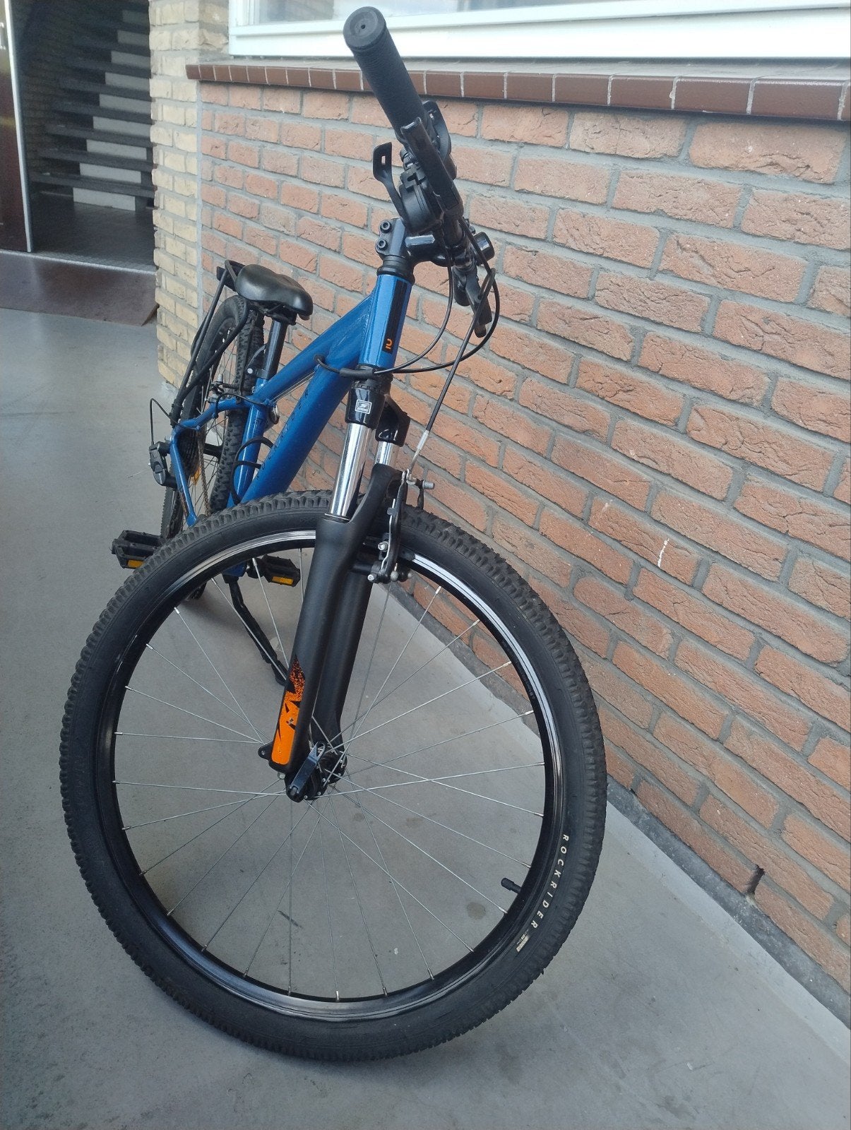 Rockrider 500 ST 26 inch, blauwe mountainbike Decathlon, Ophalen, Gebruikt, Velgrem, Overige merken