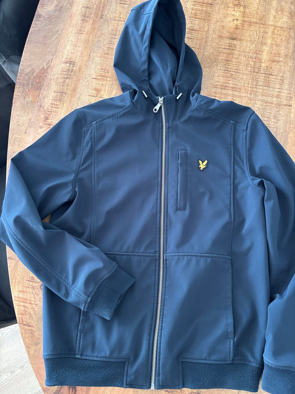 Lyle & Scott Softshell Jas Maat S, Kleding | Heren, Ophalen of Verzenden, Gedragen, Maat 46 (S) of kleiner, Blauw