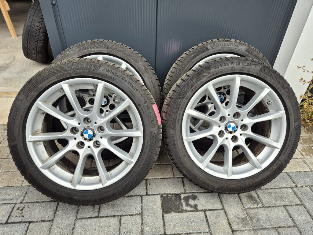 BMW 6 serie velgen met winterbanden, Ophalen, 18 inch, Banden en Velgen, Winterbanden