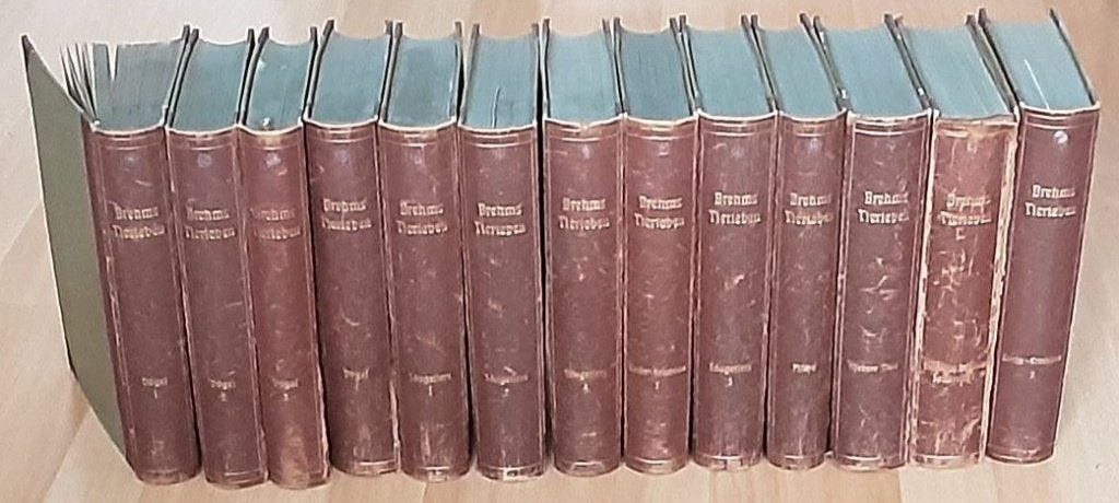 Brehms Tierleben encyclopedieën 13 delen, Ophalen, Gelezen, Complete serie