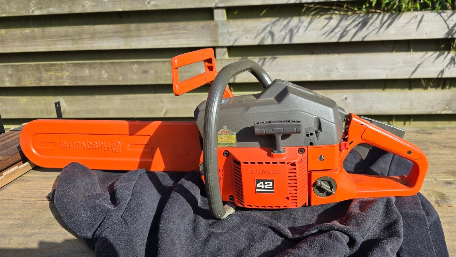 husqvarna 42 300 year edition, Ophalen