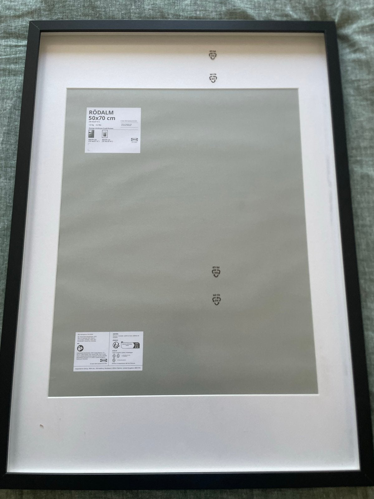 IKEA RODALM Fotolijst 50x70 cm - Nieuw, Ophalen, Hout, Nieuw, Standaard fotolijst