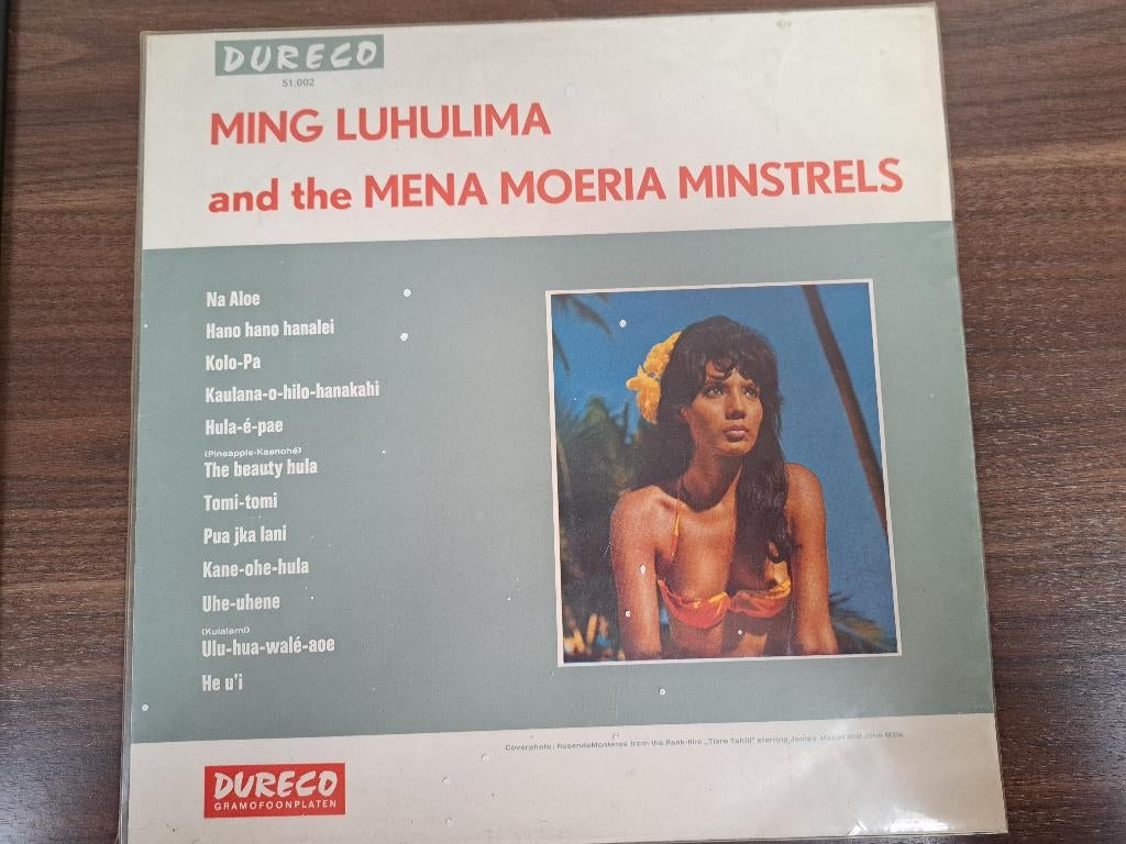 Ming Luhulima And The Mena Moeria Mistrels, Ophalen of Verzenden, 1960 - 1969, Zo goed als nieuw, 12 inch