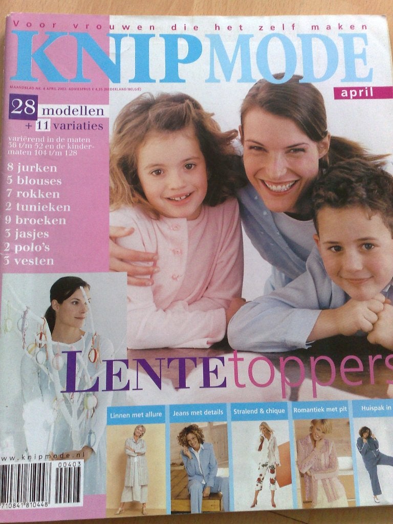 Knipmode april 4 / 2003, Verzenden, Gebruikt, Vrouw, Knipmode