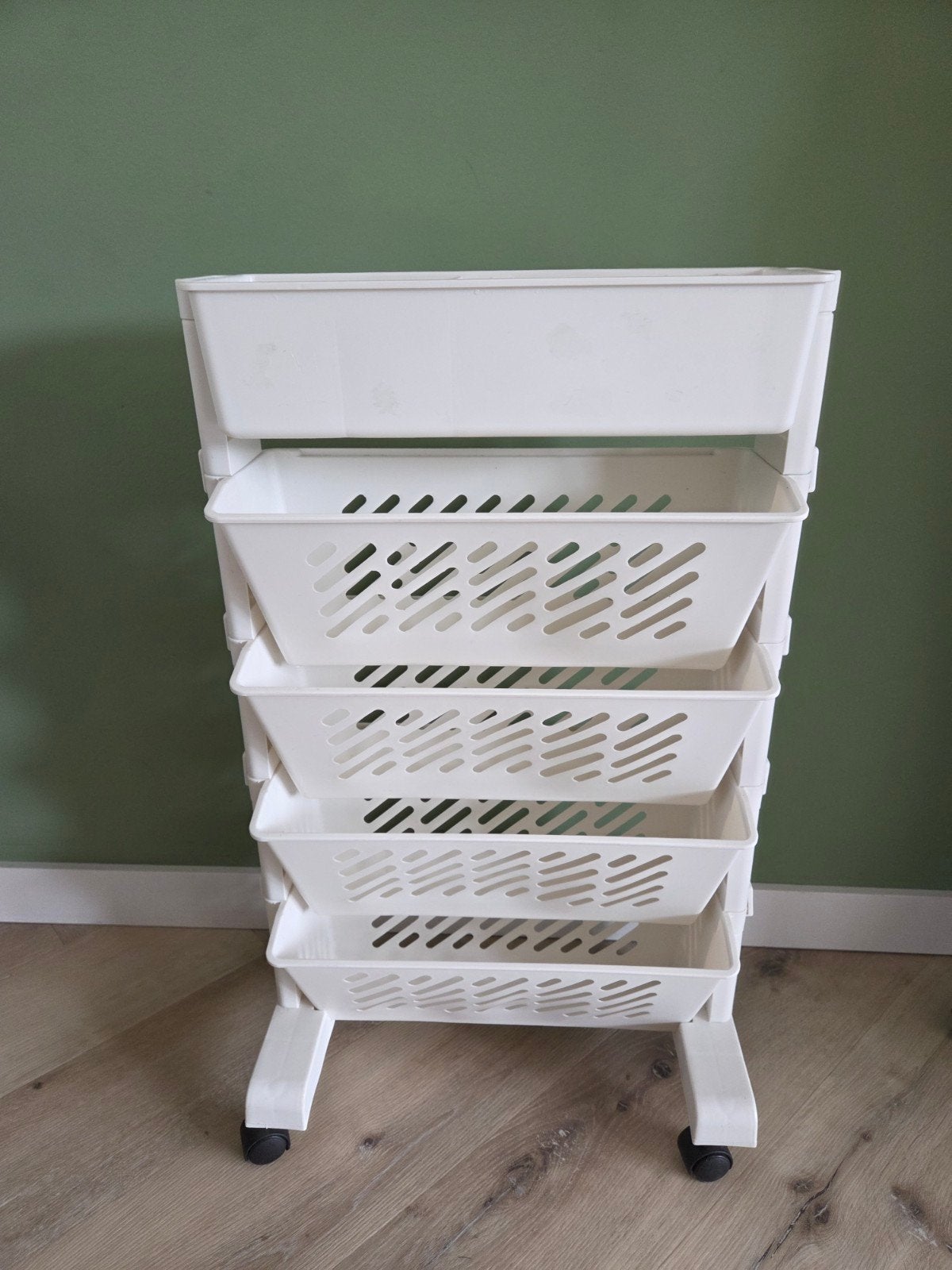 Rolkastje wit ( 65cm /39x20cm l, Huis en Inrichting, Kasten | Ladekasten, Ophalen, 25 tot 50 cm, 50 tot 100 cm, Minder dan 100 cm