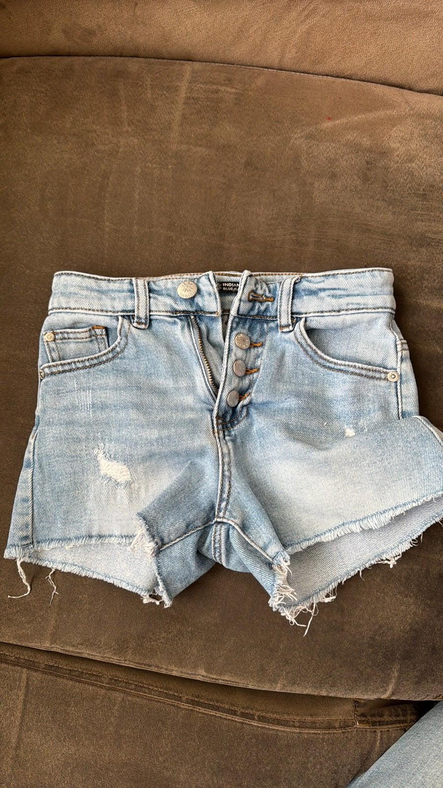 Kort spijkerbroek maat 134 Indian Blue Jeans, Ophalen of Verzenden, Zo goed als nieuw, Meisje, Broek