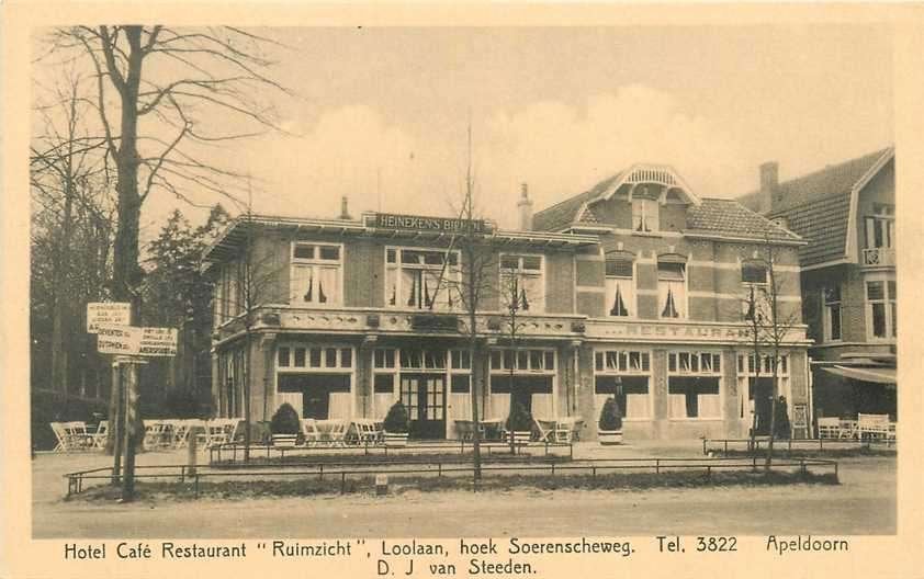300-380-013 Apeldoorn Hotel Ruimzicht, Verzenden, Voor 1920, Gelderland