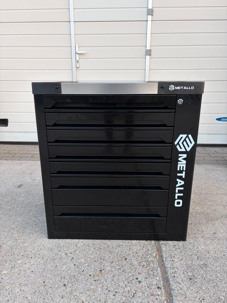 Metallo Gereedschapswagen met 7 laden en gereedschap, Doe-het-zelf en Verbouw, Ophalen, Nieuw, Gereedschapsopslag, Metallo