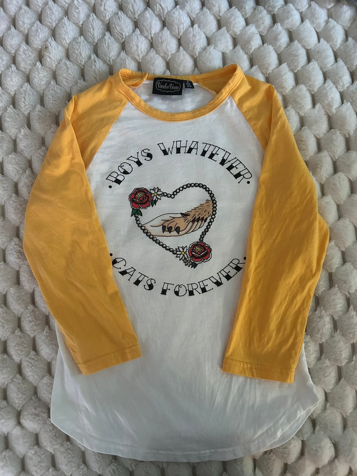 Voodoo Vixen shirt maat S – rockabilly, Verzenden, Zo goed als nieuw, Maat 36 (S), Korte mouw