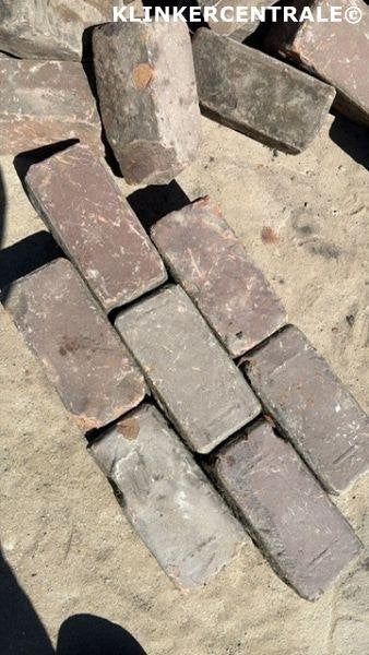 300m2 gemêleerd gebakken klinkers keiformaat straatstenen br, Bij dit gebruikte product niet te achterhalen, Gebruikt, Verzenden