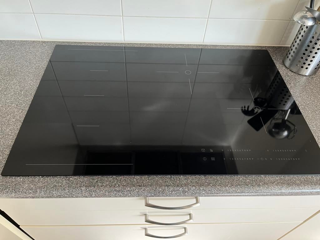 Ikea inductiekookplaat, Witgoed en Apparatuur, Kookplaten, Ophalen, Gebruikt, 4 kookzones, Inbouw