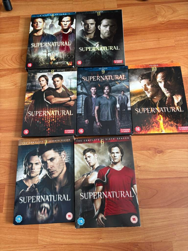 Supernatural 15 dvd boxen, Cd's en Dvd's, Dvd's | Tv en Series, Gebruikt, Vanaf 16 jaar, Boxset, Science Fiction en Fantasy
