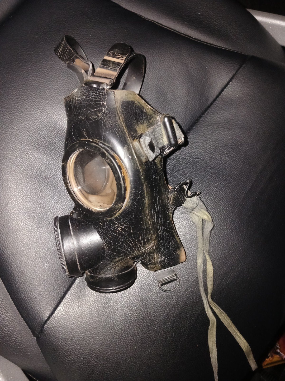 Vintage Gasmasker - Militair Verzamelobject, Ophalen of Verzenden, Landmacht, Nederland