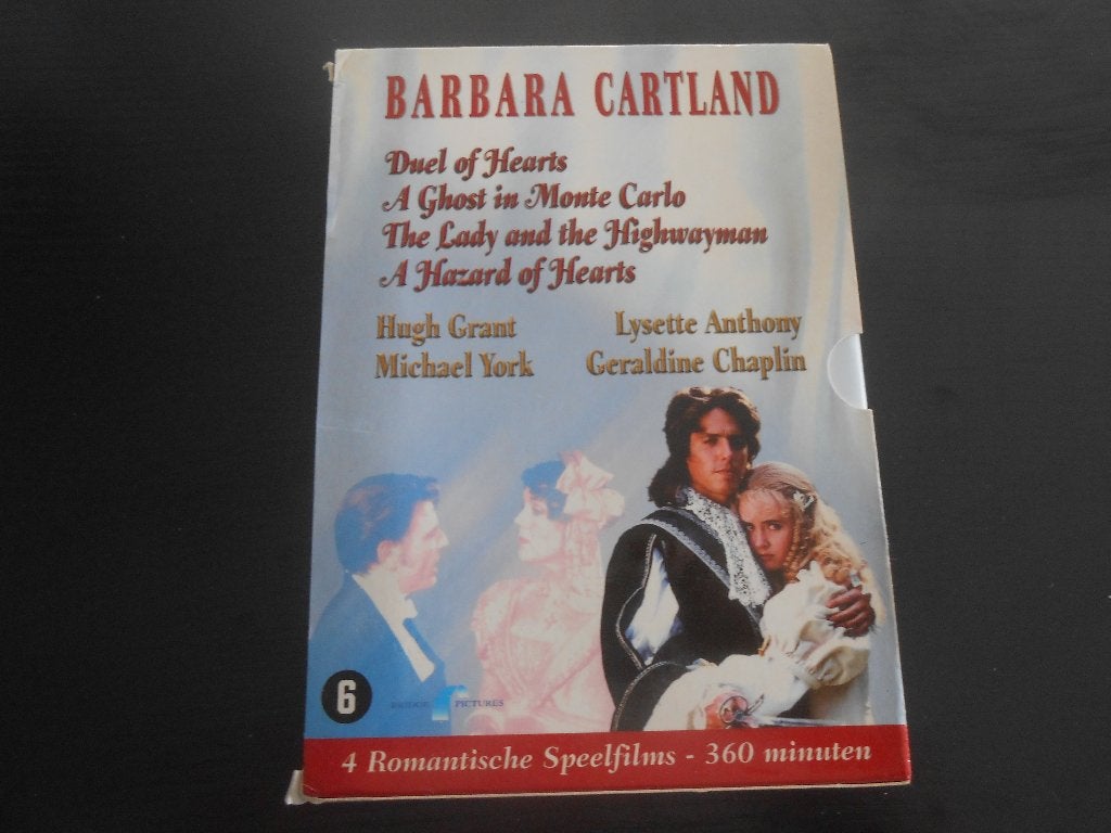 Barbara Carland 4 Romantische speelfilms 4 dvd's, Cd's en Dvd's, Alle leeftijden, Ophalen, Zo goed als nieuw, Nederlands