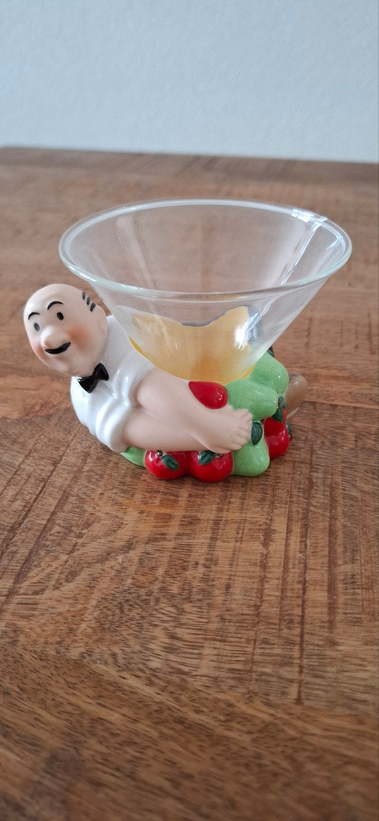 Suske en Wiske Lambik dessertglas (DGF25), Verzamelen, Ophalen of Verzenden, Zo goed als nieuw