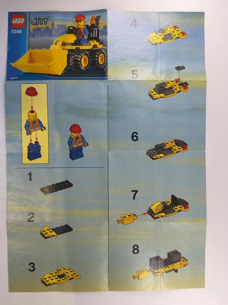LEGO City 7246 (Instructions) for Set 7246 Mini Digger, City, Lego, Overige typen, Nieuw