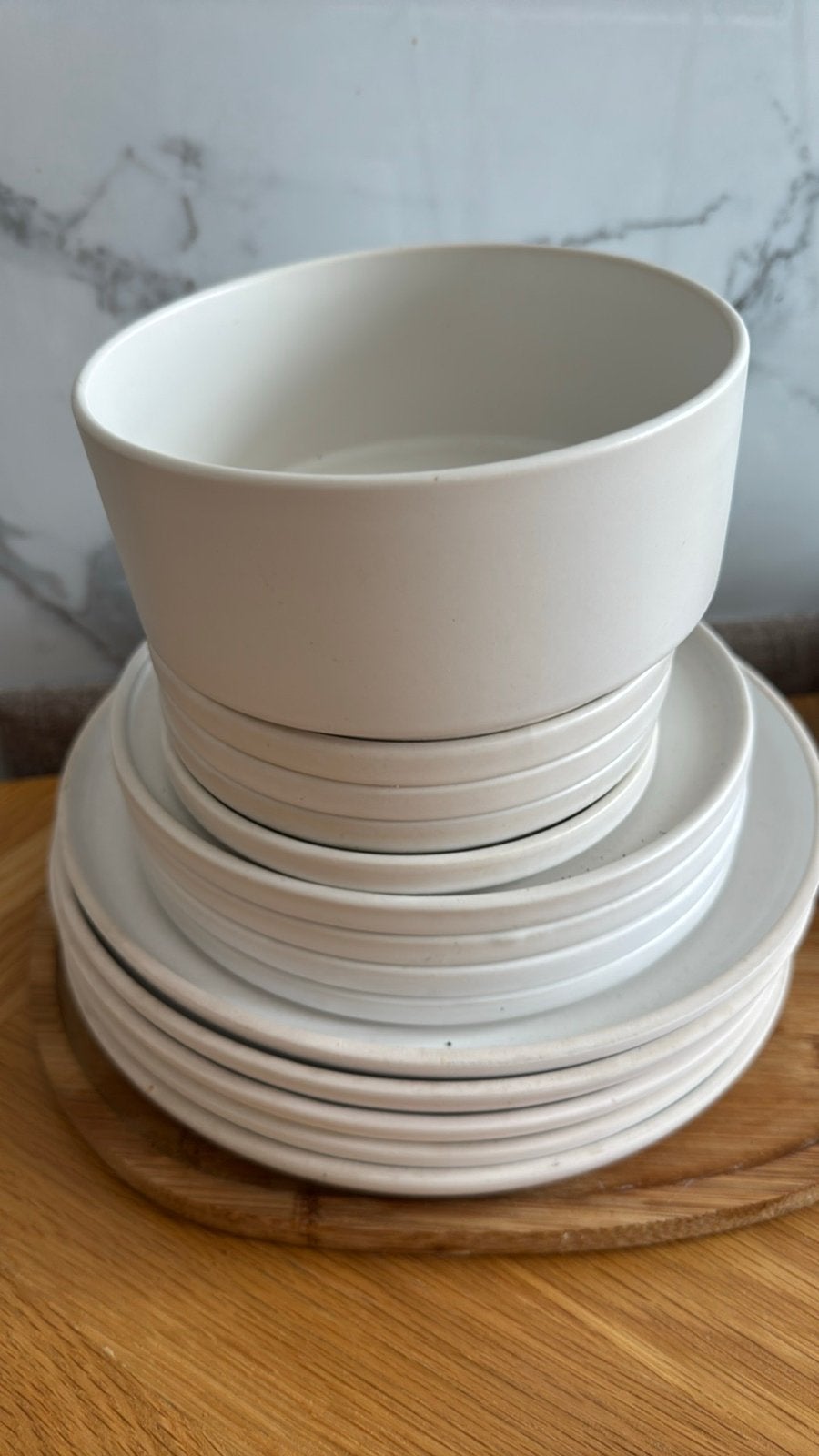 H&M Home & Action Servies Set - 14 Stuks Japandi Stijl, Aziatisch, Gebruikt, Overige merken, Keramiek