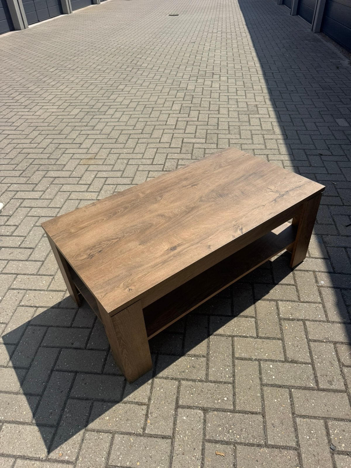 Salontafel zgan, Ophalen, 100 tot 150 cm, 50 tot 100 cm, Zo goed als nieuw