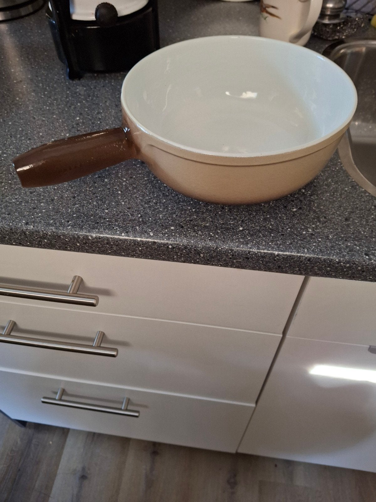 Emalco emaille gietijzer pan, Huis en Inrichting, Keuken | Potten en Pannen, Ophalen of Verzenden, Overige materialen
