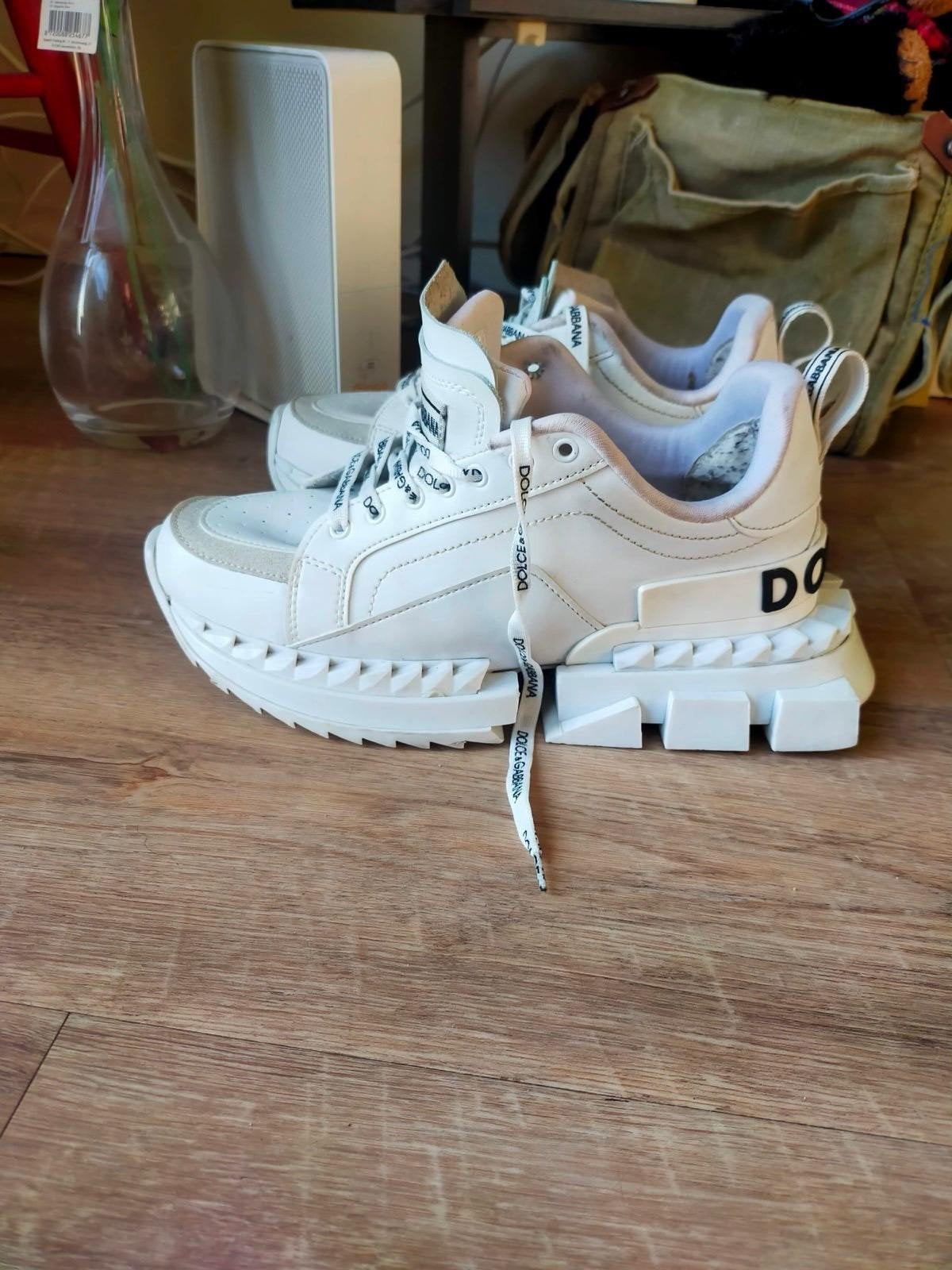 Dolce & Gabbana "Super King" sneaker maat 40, Dolce & Gabbana, Wit, Ophalen of Verzenden, Sneakers of Gympen