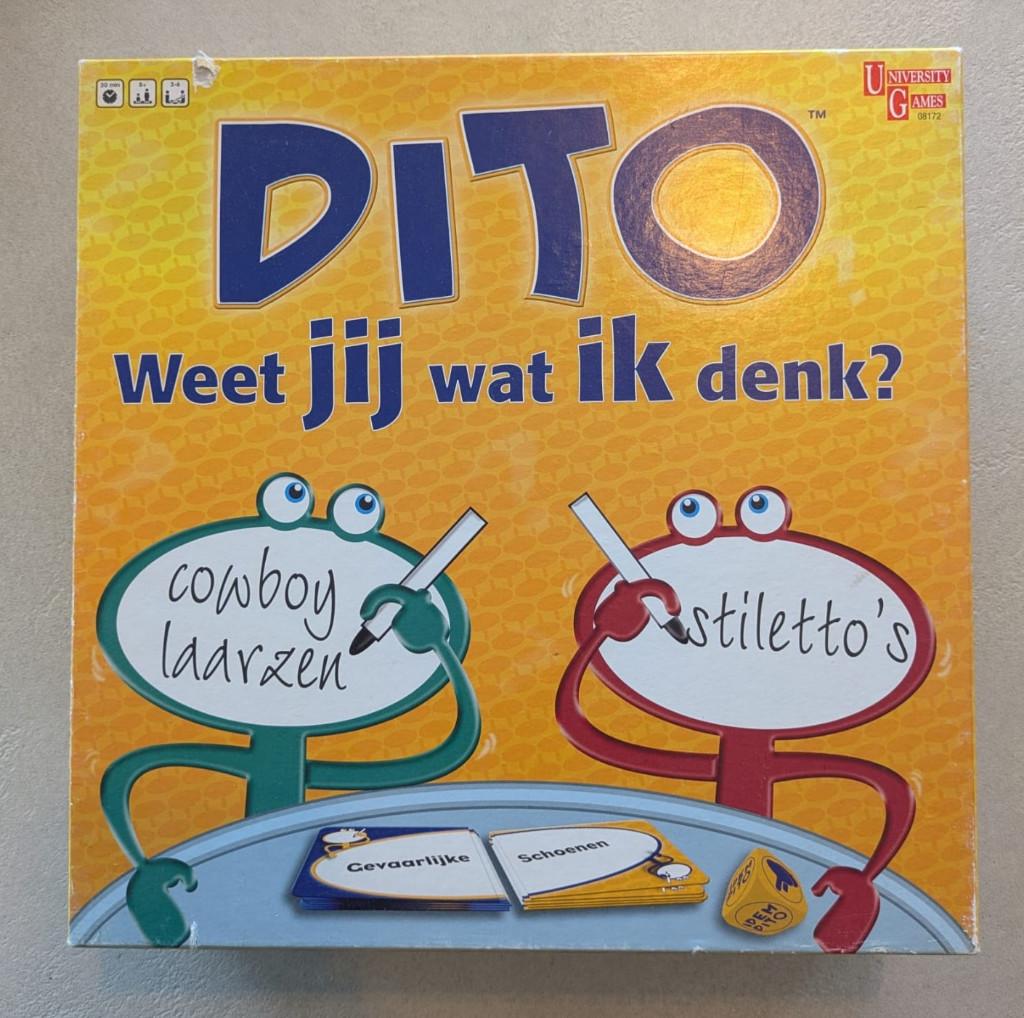 Dito, denk jij wat ik denk?, Vijf spelers of meer, Ophalen of Verzenden, Gebruikt