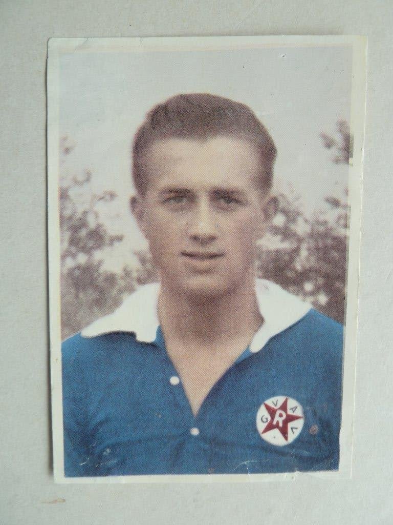 1955 Monty Portret gekleurd Alting. GVAV, Ophalen of Verzenden, Gebruikt, Overige binnenlandse clubs, Poster, Plaatje of Sticker