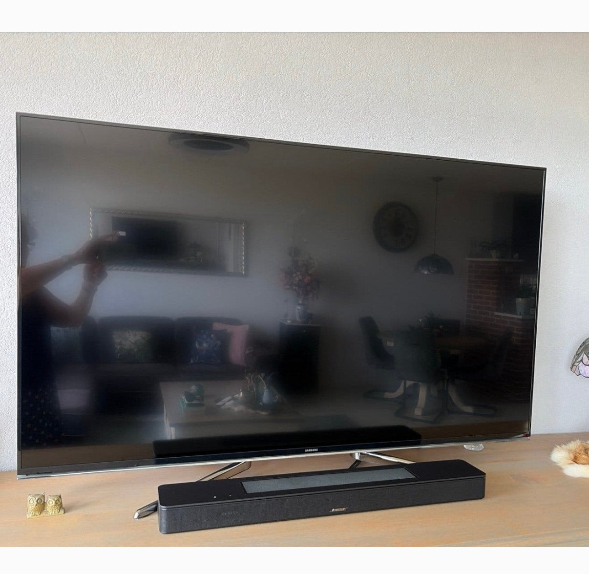 Samsung TV , 55 inch, Ophalen, Gebruikt, 50 Hz, Samsung