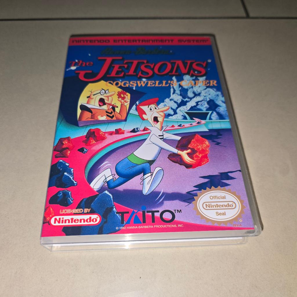 The Jetsons Cogswell's Caper NES Game Case, Avontuur en Actie, Verzenden, 1 speler, Zo goed als nieuw