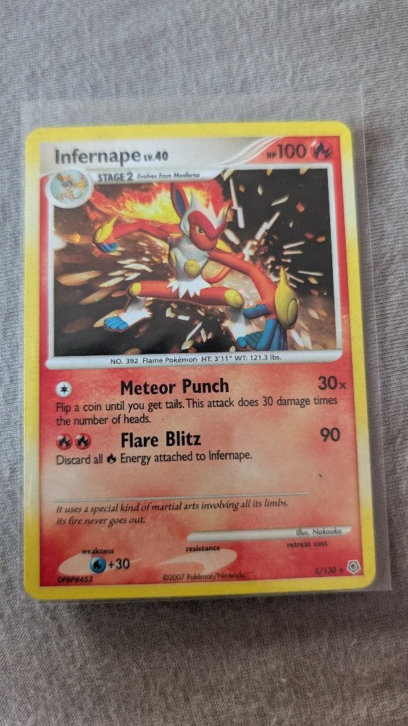 Infernape 2007 Pokémon Diamond & Pearl set, Ophalen of Verzenden