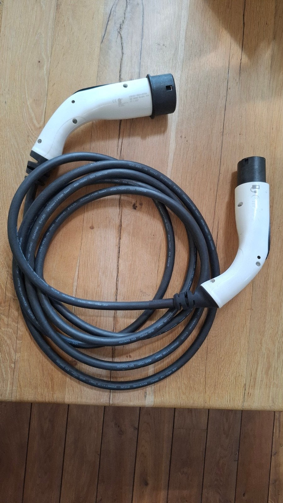 Laadkabel type 2, lengte 5m., Ophalen of Verzenden, Zo goed als nieuw, Laadkabel