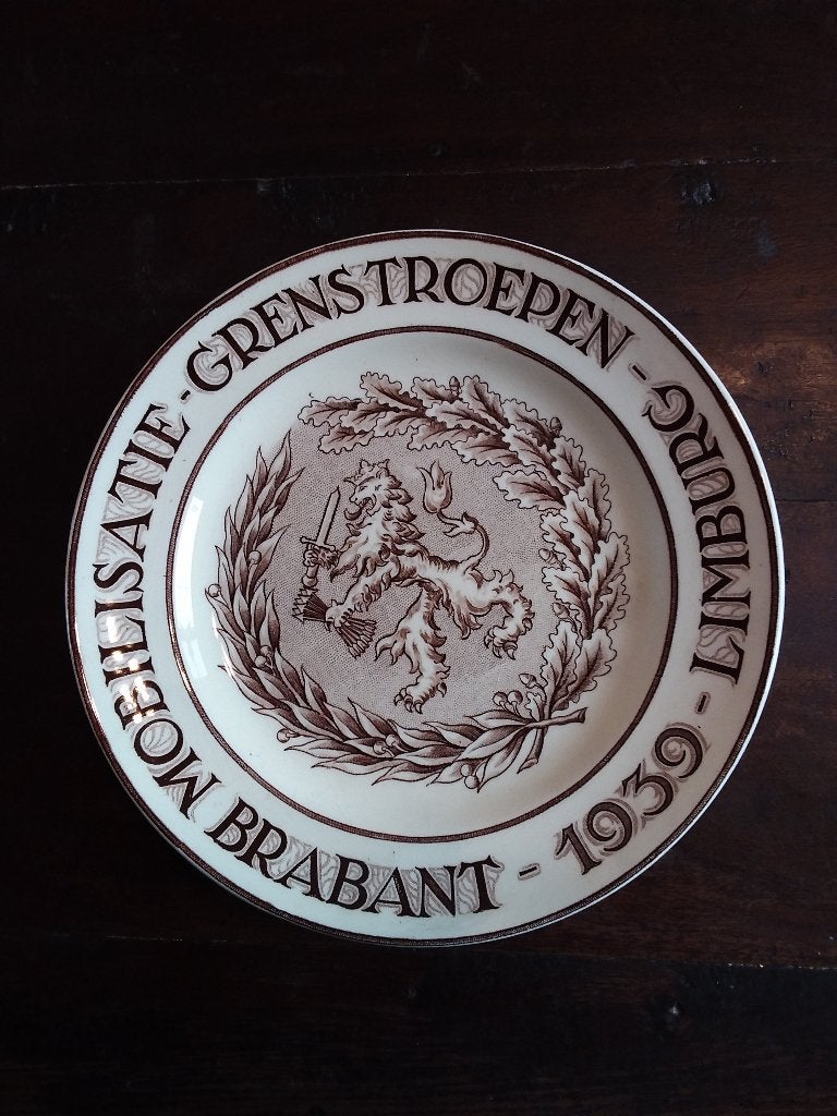 Bordje onderscheiding grens troepen (1939) 2 stuk, Ophalen, Nederland