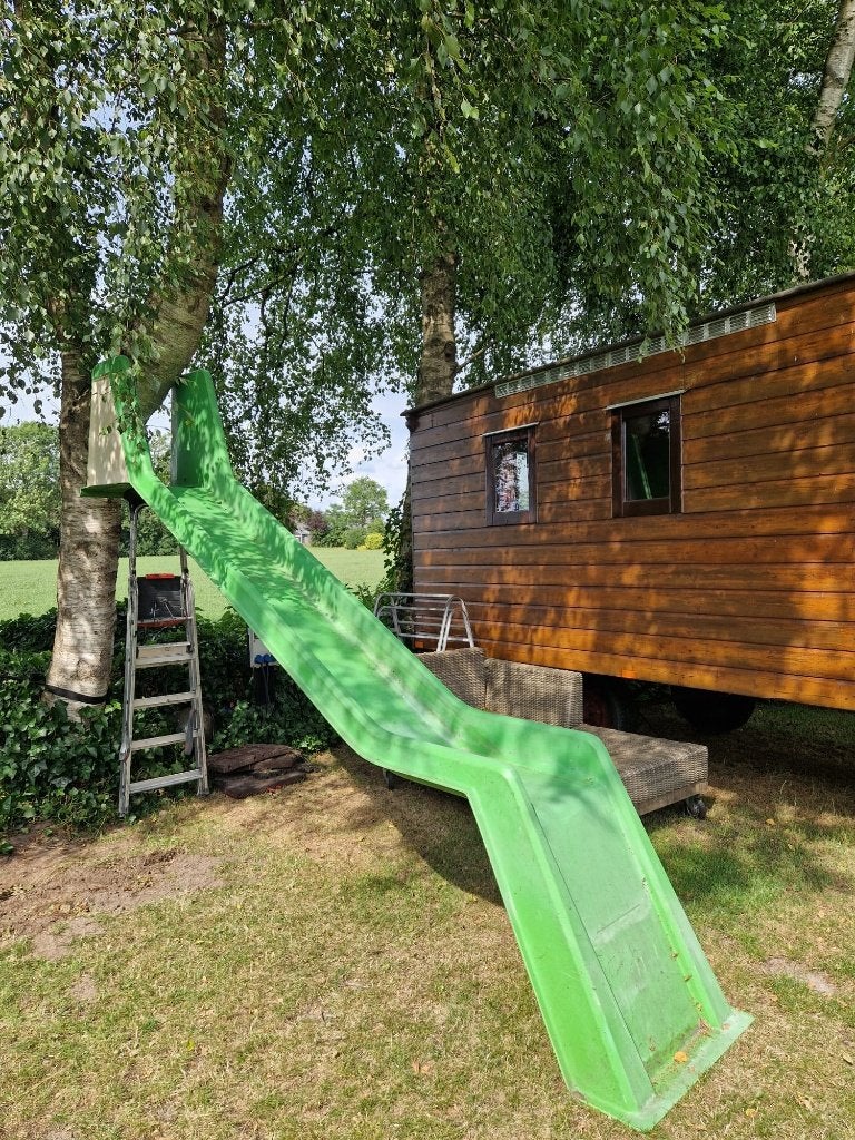 mooie glijbaan, Ophalen, Gebruikt, Glijbaan
