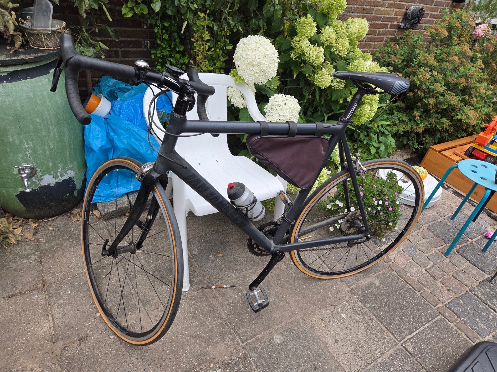 Jan Janssen racefiets, frame 62, met clickpedalen, Gebruikt, Aluminium, Meer dan 20 versnellingen, Ophalen
