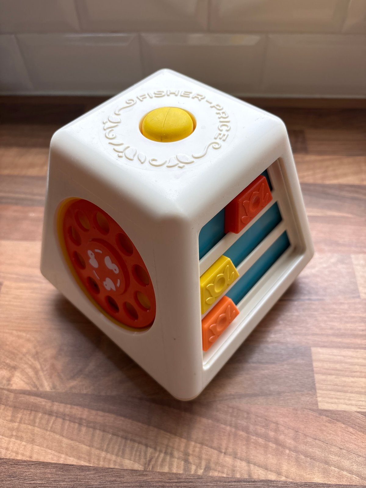 Fisher-Price Activity Kubus - Vintage Speelgoed, Ophalen of Verzenden, Gebruikt, Overige typen