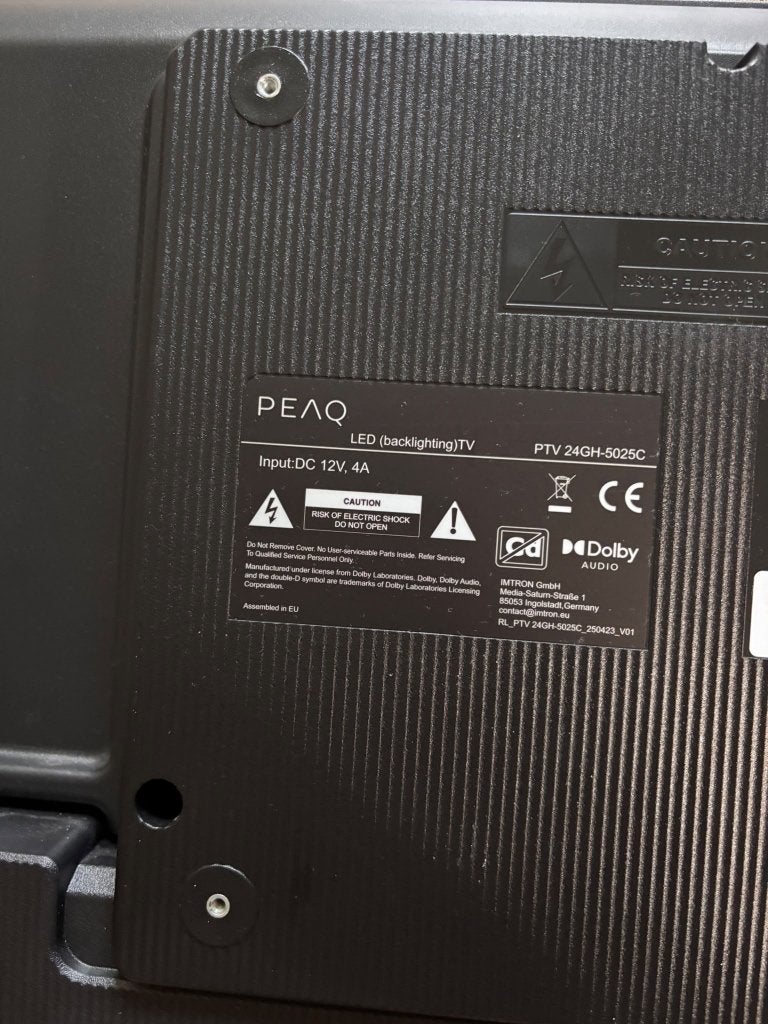 PEAQ 24 inch 12V TV – ideaal voor caravan/camper, Ophalen, Zo goed als nieuw