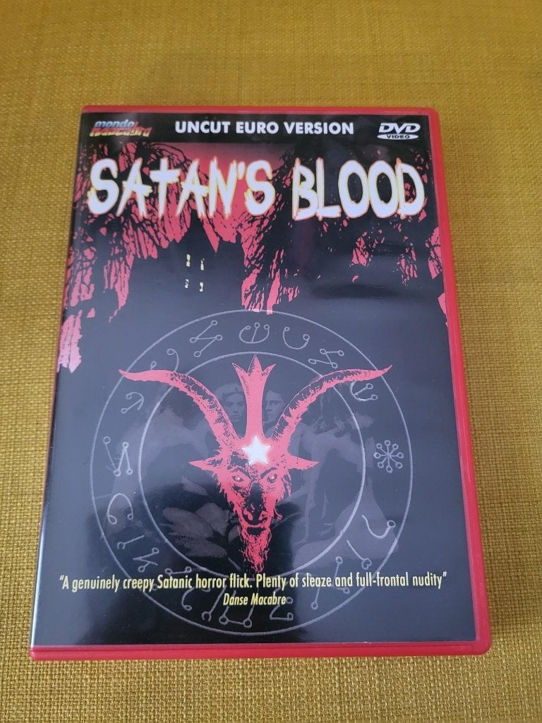 Satan's Blood Eurocult dvd horror Mondo Macabro, Import, Vanaf 16 jaar, Ophalen of Verzenden, Zo goed als nieuw
