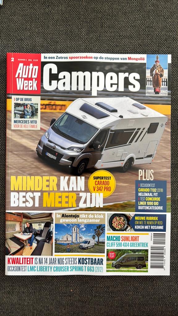 Autoweek campers nummer 2-2026, Ophalen of Verzenden, Sport en Vrije tijd
